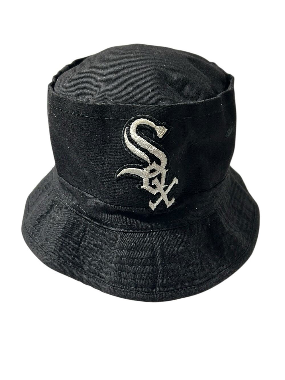 Vintage Chicago White Sox Bucket Hat Universal Ind Inc. Size Large Blockhead